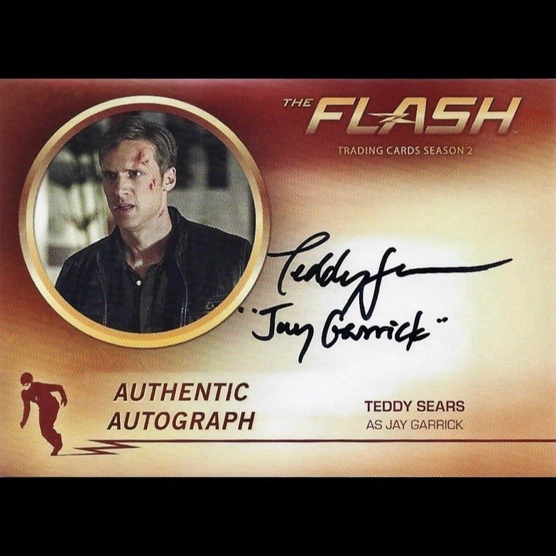 The Flash Stagione 2 Teddy Sears As Jay Garrick Carta Auto Iscrizione