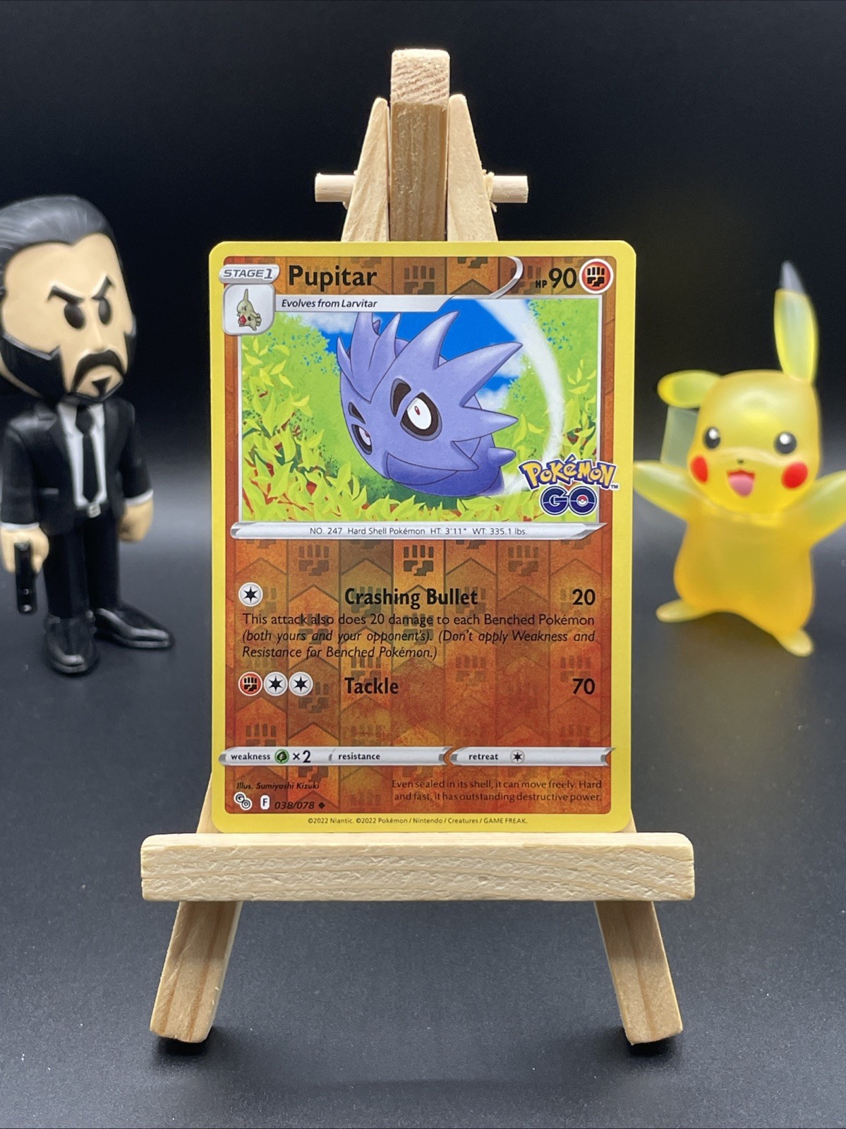 Pupitar 038/078 Pokémon GO Reverse Holo