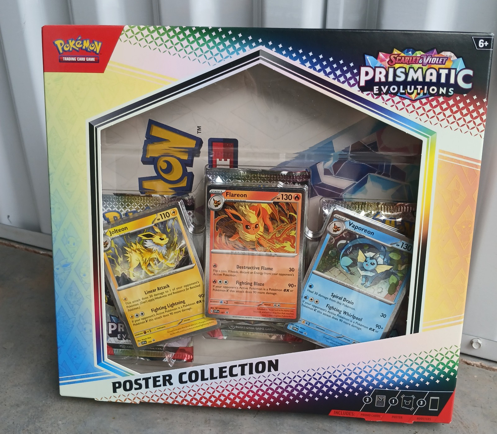 Pokemon Scarlet & Violet SV Prismatic Evolutions Poster Collection NEW SEALED