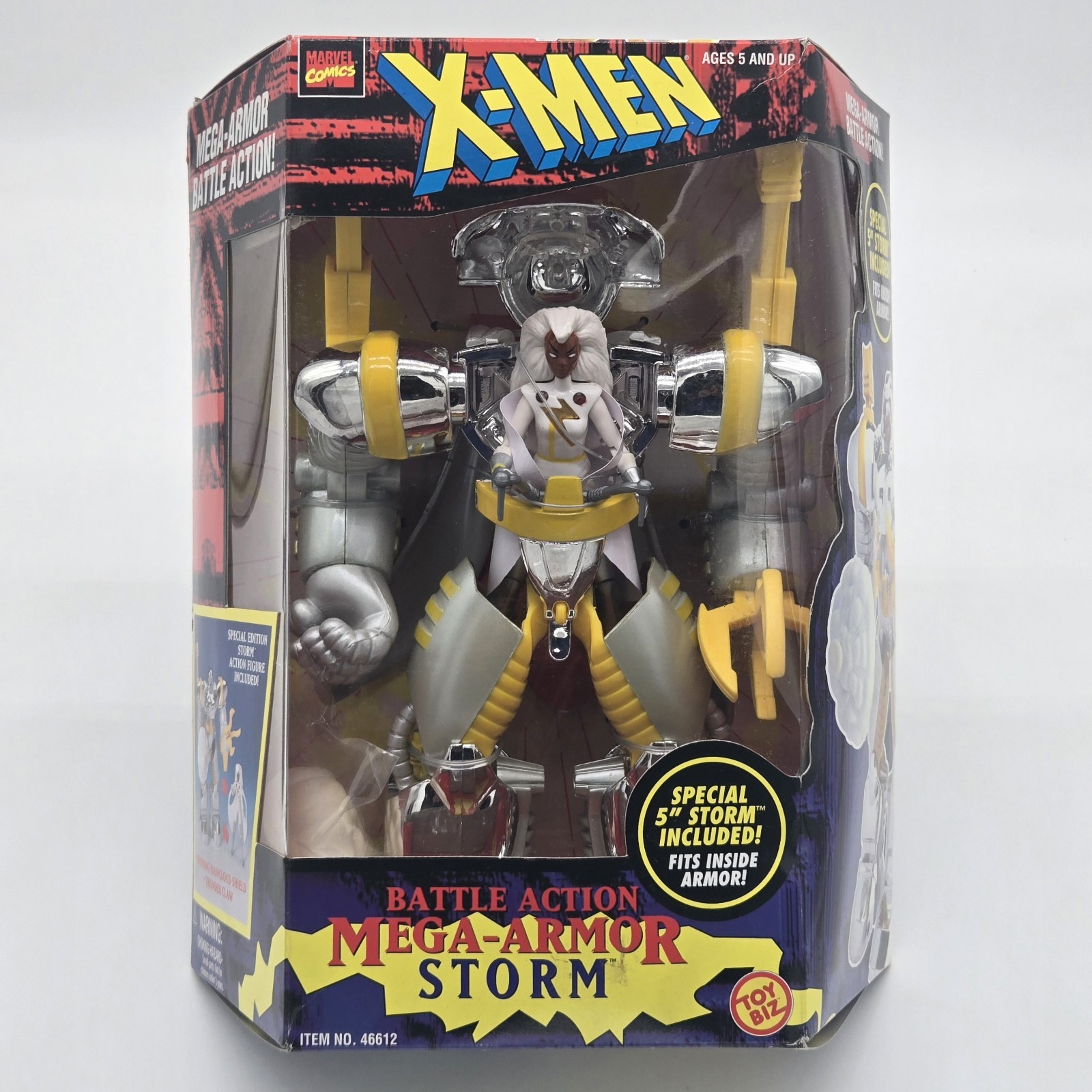 Battle Action Mega-Armor Storm Toy Biz Marvel X-Men 1997