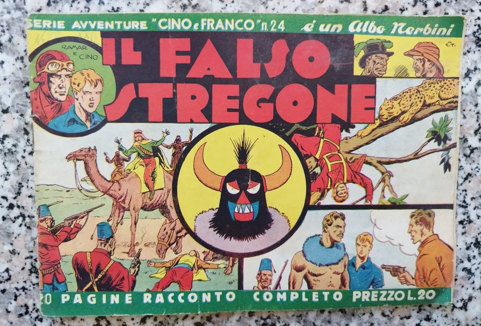 bp43 fumetto cine e franco il falso stregone n 24 editore nerbini