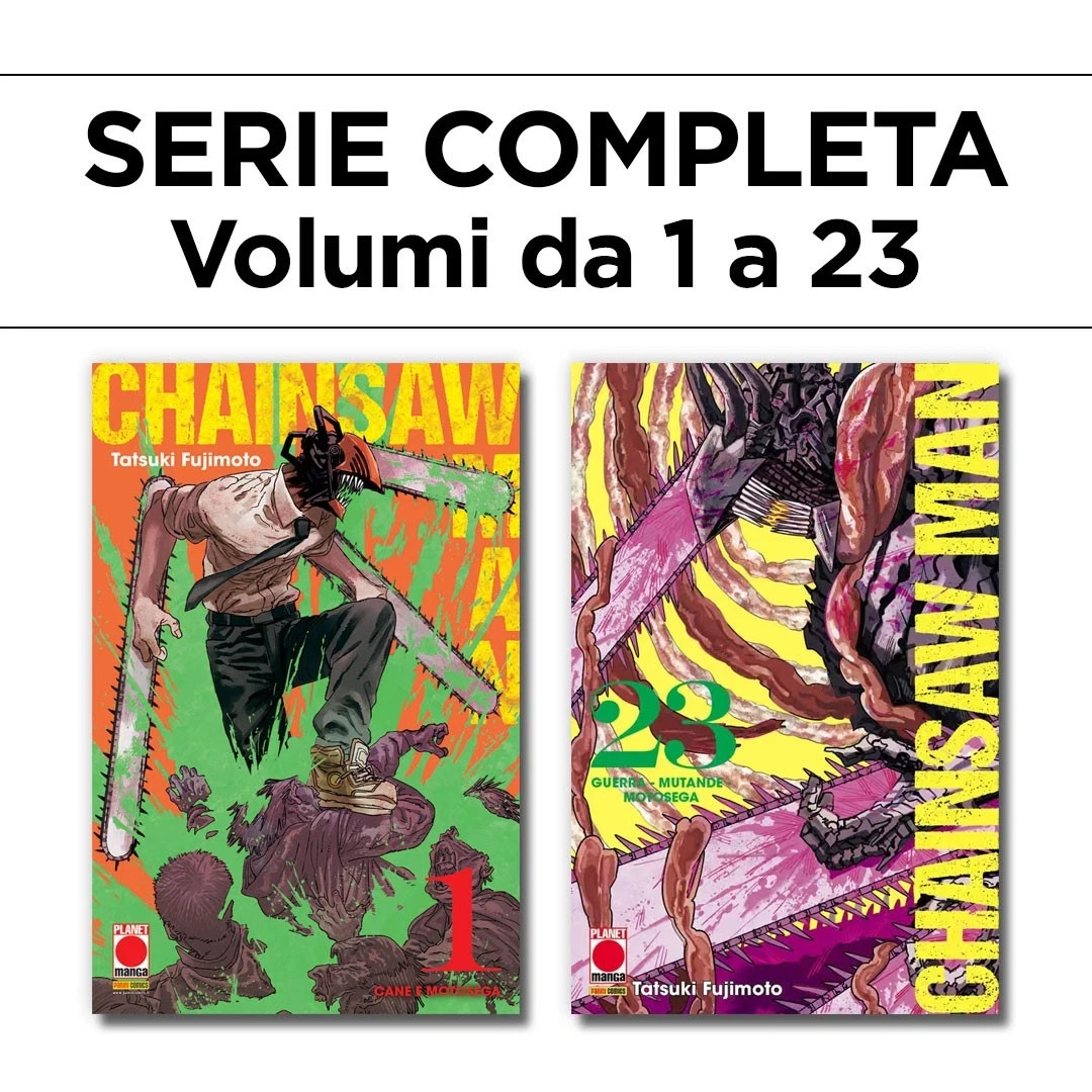 Chainsaw Man numeri dall'1 al 23, edizione italiana, nuovi spediti via corriere