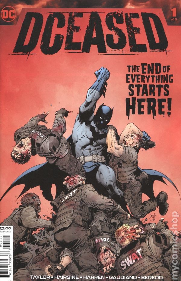 DCeased 1E Capullo Variant 2° Stampa VG 2019 Immagine Stock Basso Grado