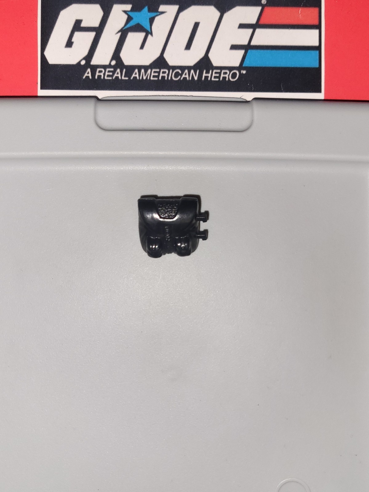 Accessorio zaino GI Joe Snake Eyes 1985 originale anni 80 Hasbro mai rotto