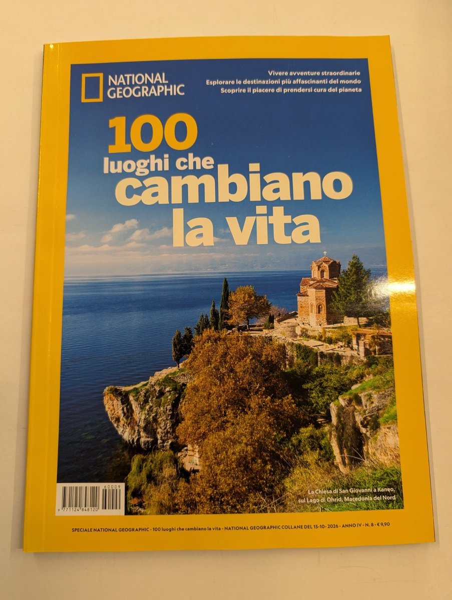 100 LUOGHI CHE CAMBIANO LA VITA NATIONAL GEOGRAPHIC NUOVO EDICOLA OTTOBRE 2026