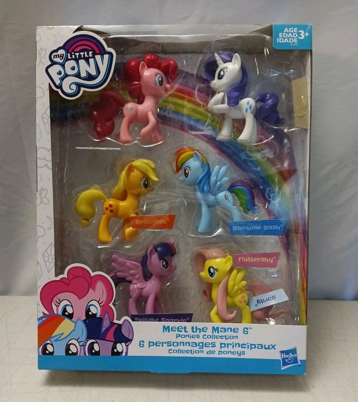 My Little Pony Meet the Mane 6 Collezione Set 6 Personaggi Giocattolo L'amicizia è magia