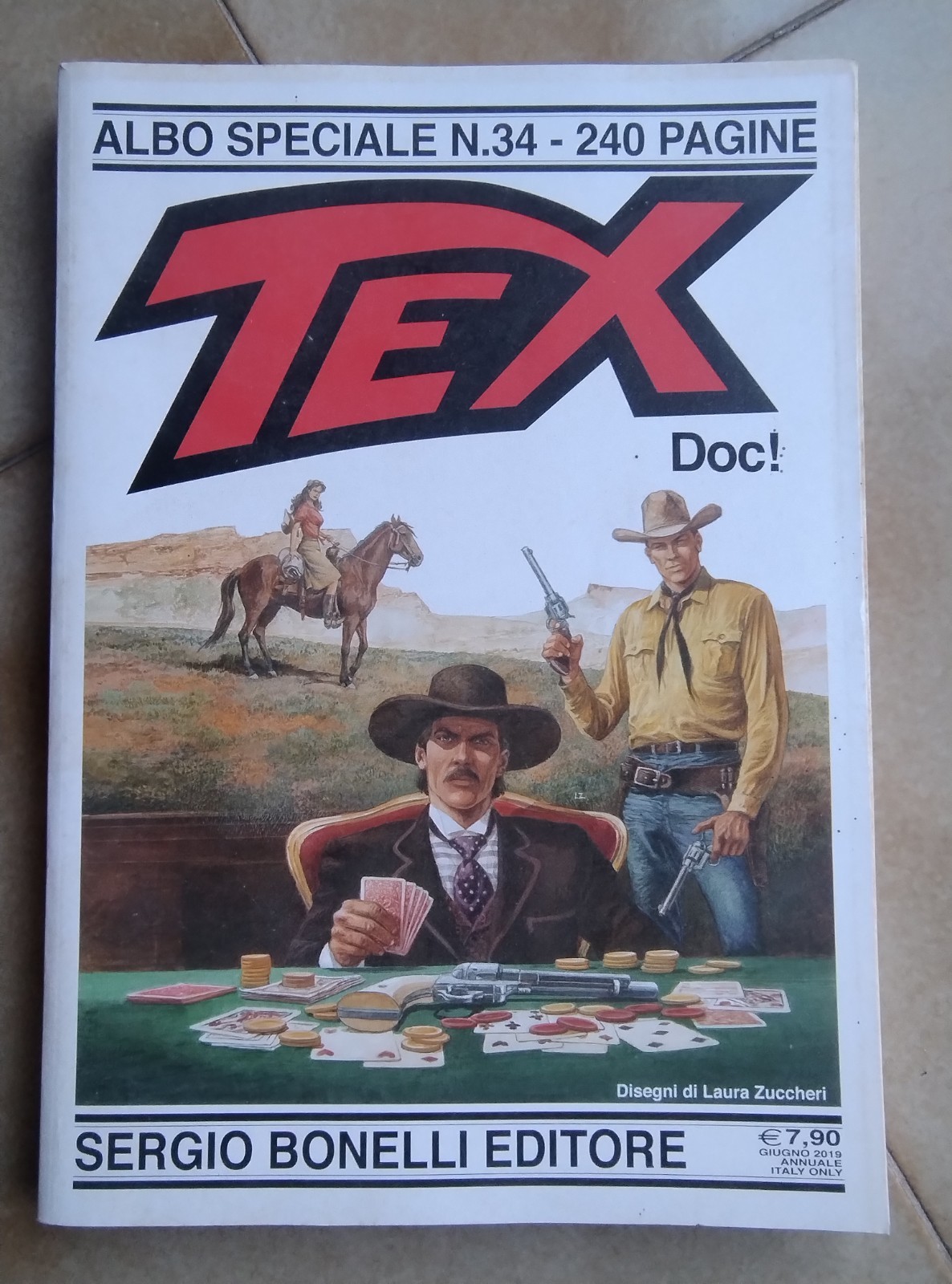 TEX Speciale (Texone) n. 34 - Doc!- 2019 - Disegni Laura Zuccheri