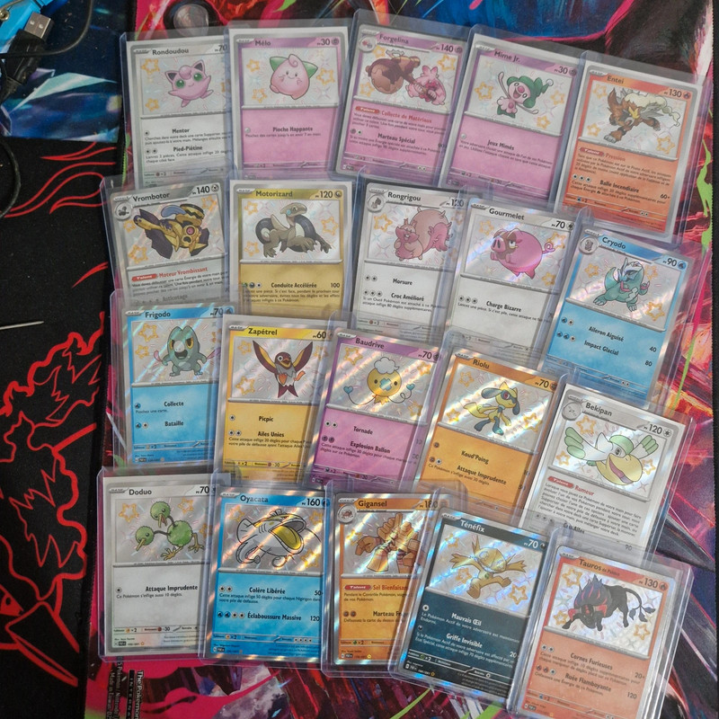 Lot carte pokémon shyni