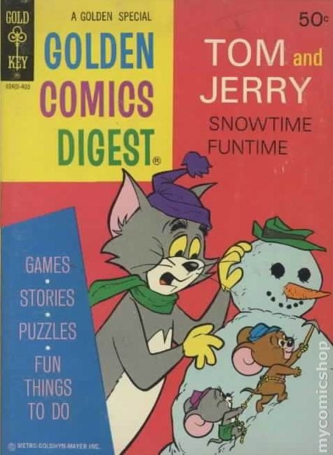 Golden Comics Digest #35 FN 1974 Gold Key Stock Image