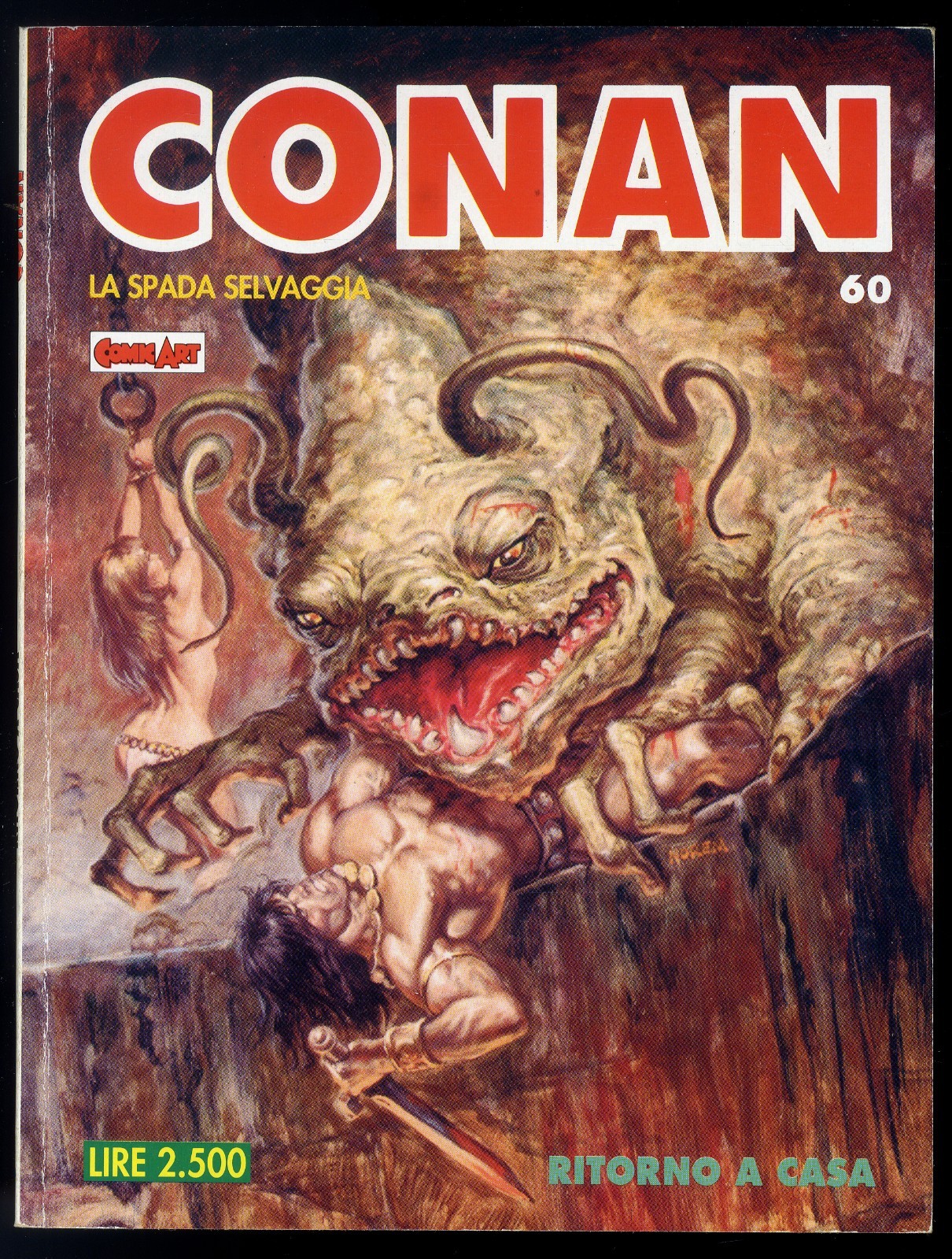 CONAN IL BARBARO N° 60 - NOVEMBRE 1991 - COMIC ART - CONDIZIONE OTTIMO