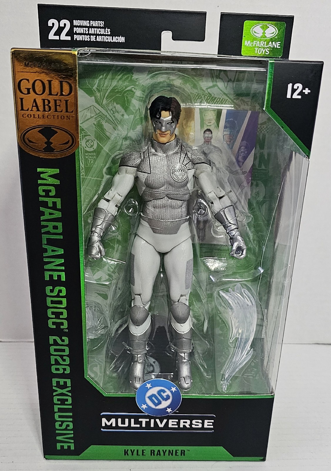 McFarlane Toys Hal Jordan White Lantern Gold Label Green Lantern SDCC Exclusive
