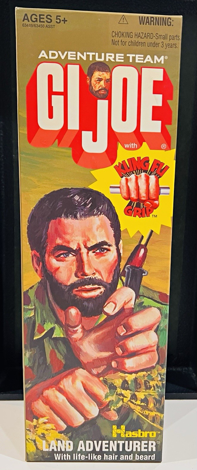 Hasbro Land Adventure Team G.I. Joe Action Figure Kung Fu Grip Riproduzione Nuovo con scatola