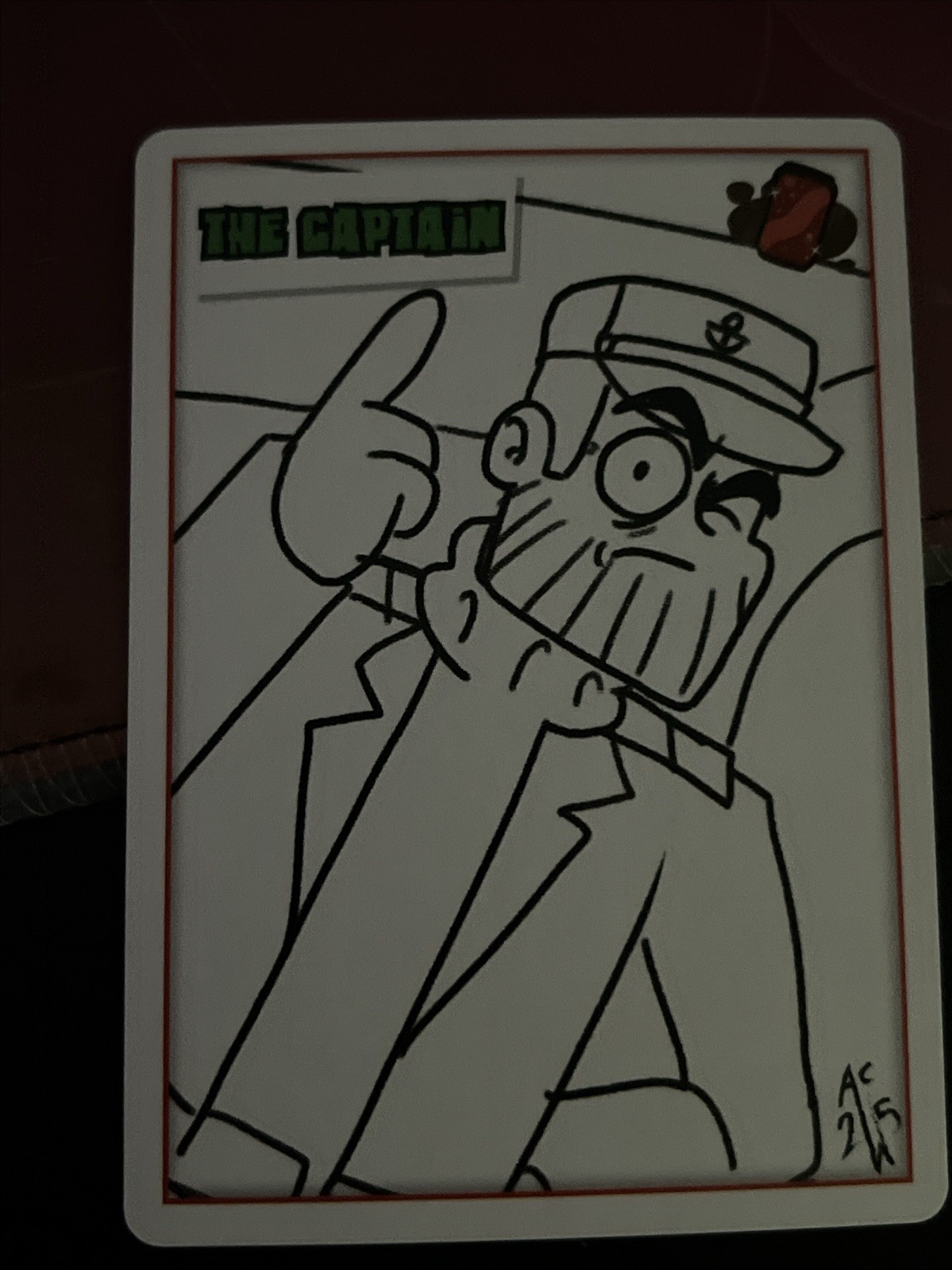 Carta Schizzo Il Capitano Eddsworld