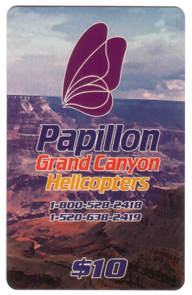 Carta Telefonica Papillon Helicopter Rides (Grand Canyon) $10