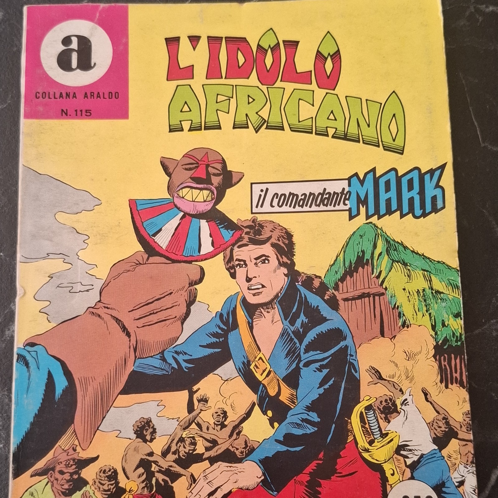 Il Comandante Mark Collana Araldo n.115 L'idolo africano fumetto Italiano