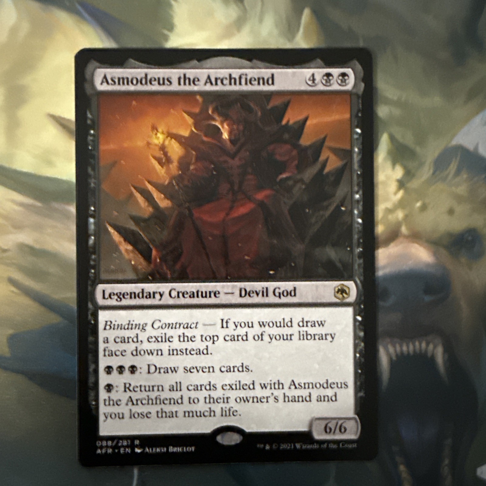 Asmodeo l'Arcidemone Avventure nei Regni Dimenticati - MTG RARO
