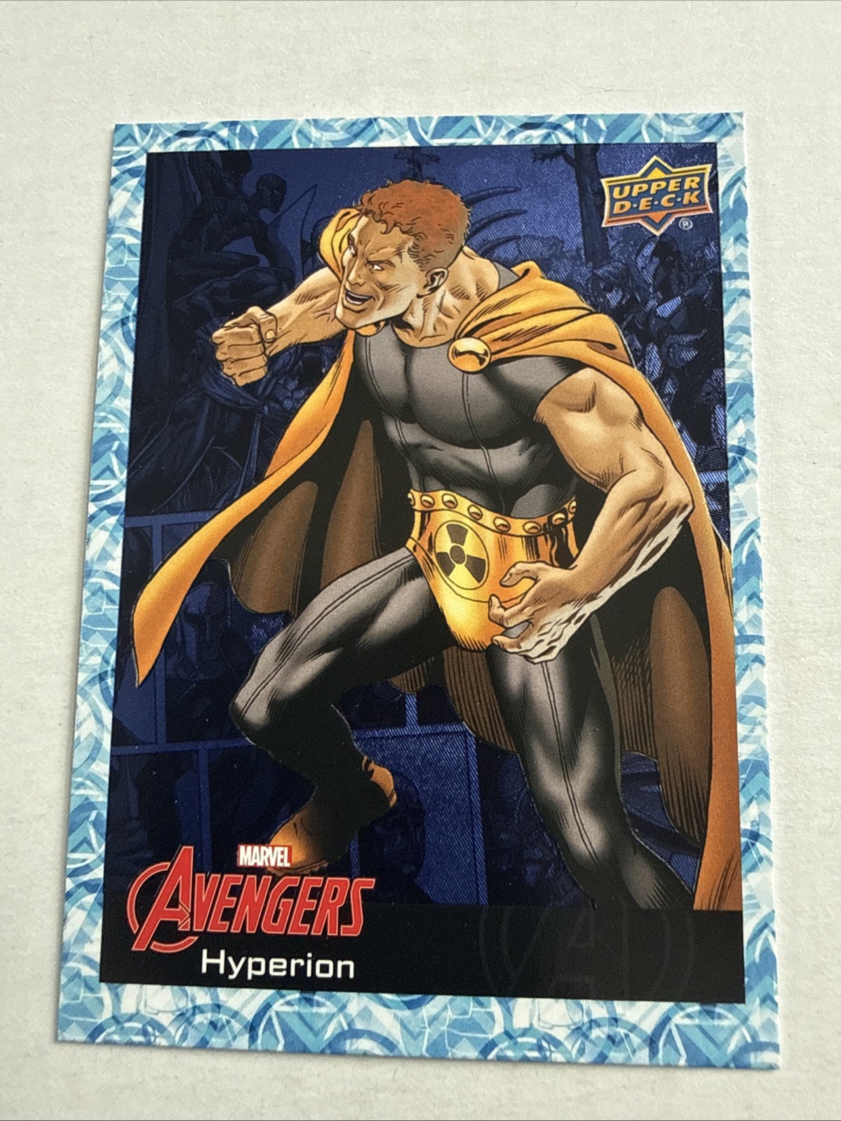 2024 Upper Deck Marvel Avengers Hyperion #52 blu parallelo
