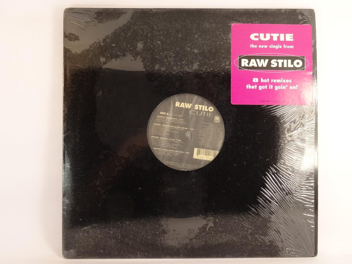 RAW STILO CUTIE (123) 8 Track 12" Single including Company Sleeve A&M