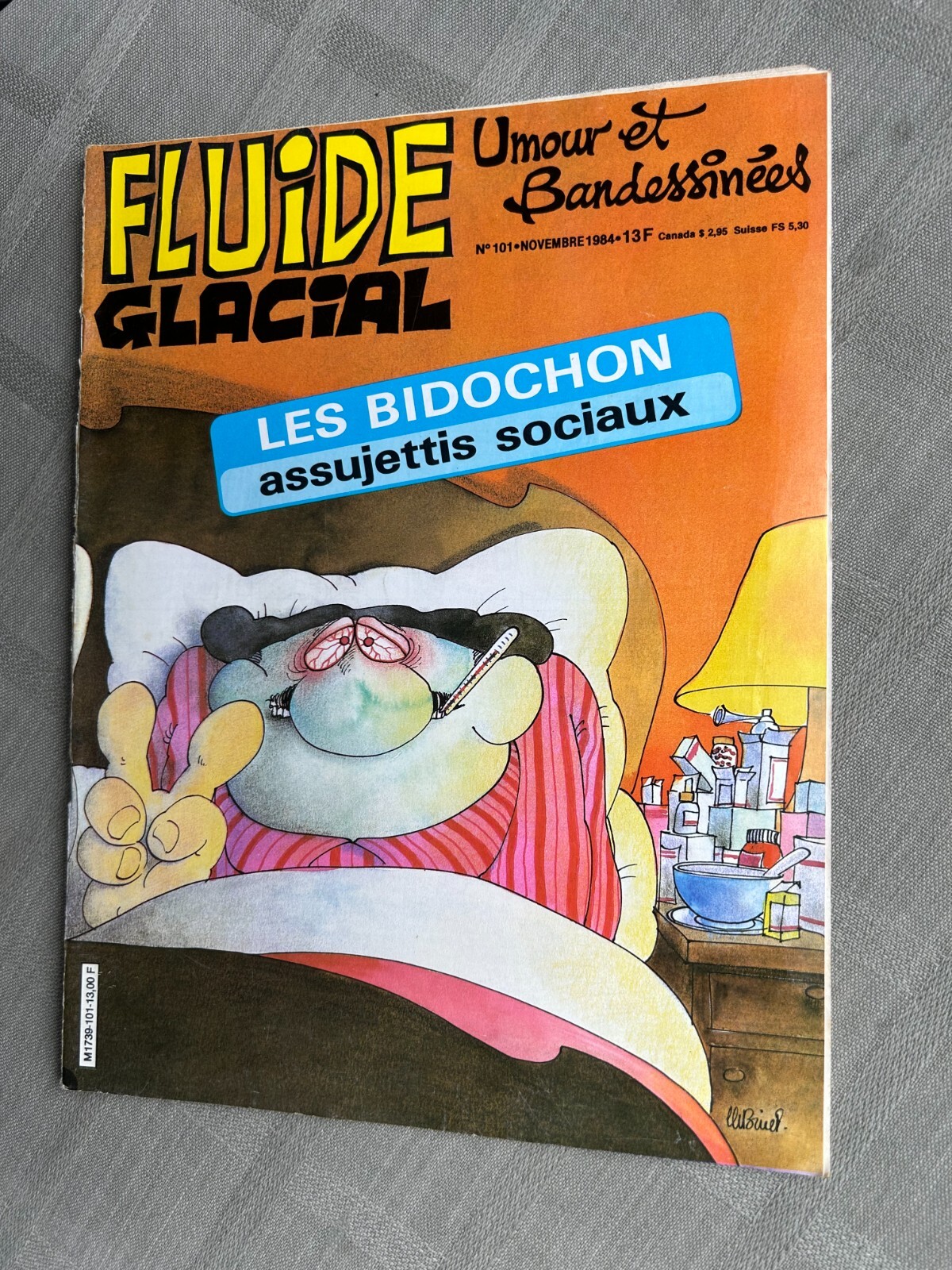 FLUIDE GLACIAL N°101 NOVEMBRE 1984 EN TRÈS BON ÉTAT