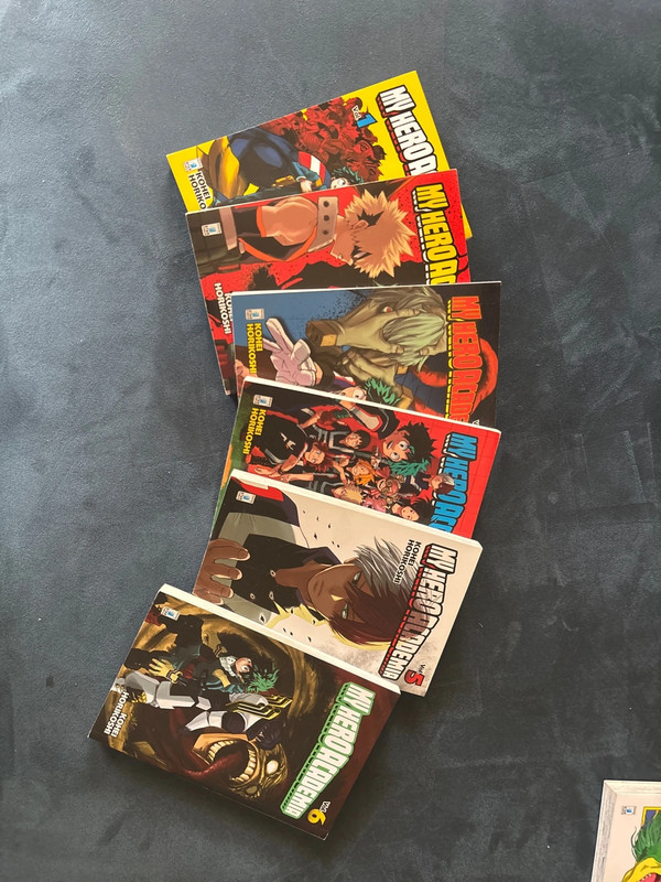 Set di manga My Hero Academia volumi 1-6