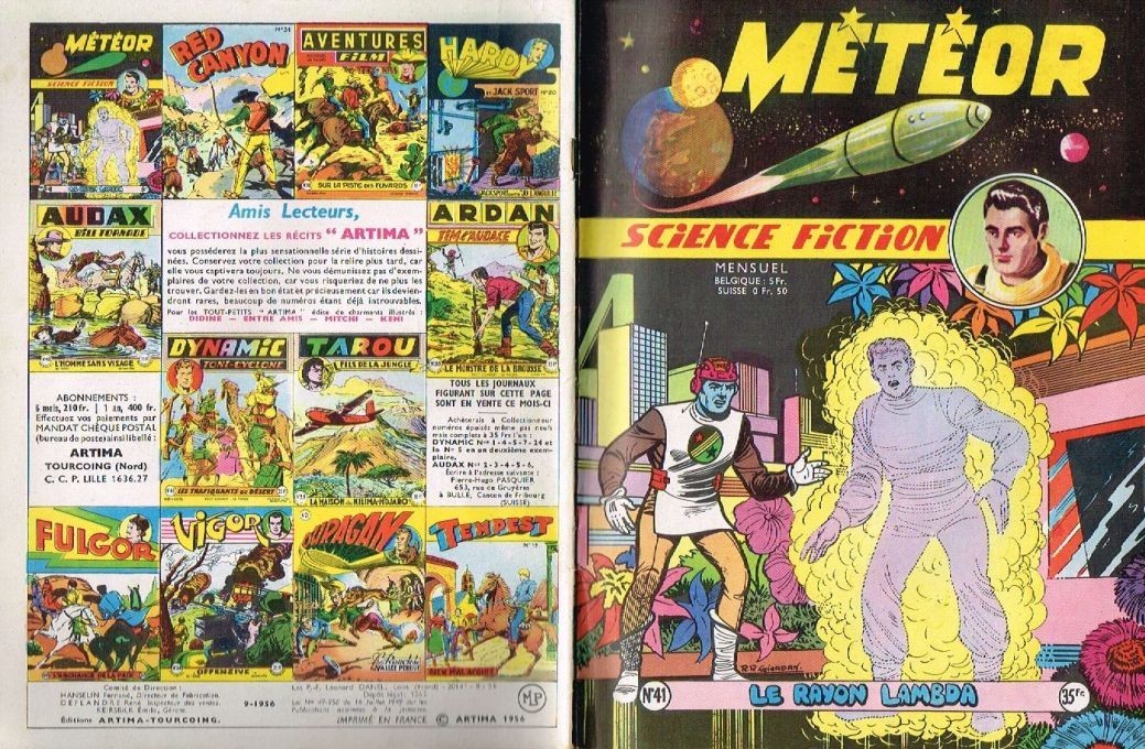 METEOR NUMERO 41  ARTIMA 1956