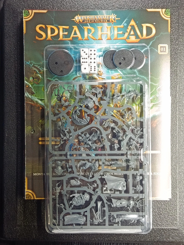 Lote fascículos Spearhead +10 peanas 60mm