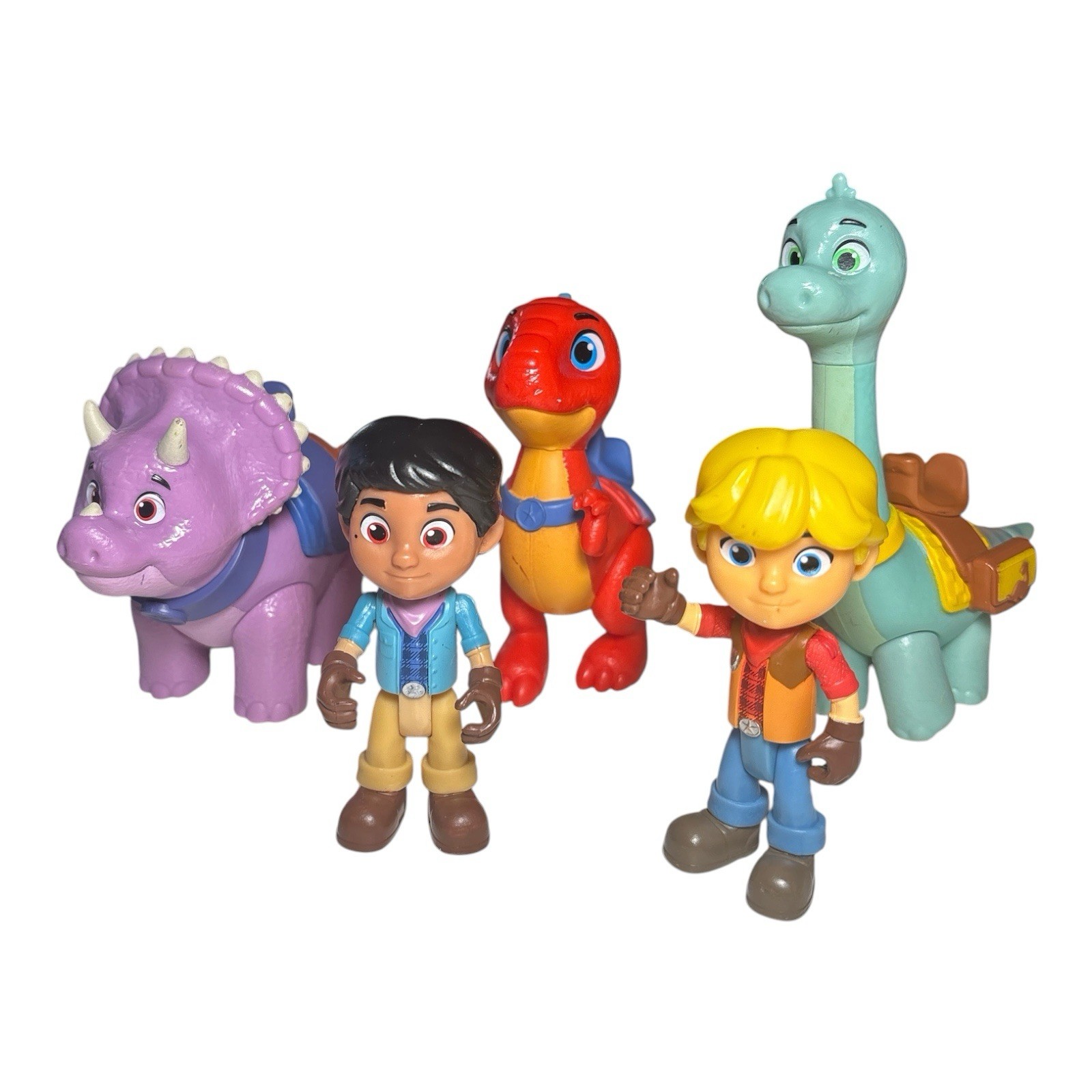 Disney Junior Dino Ranch PVC Figures Tango Clover Blitz Jon & Miguel