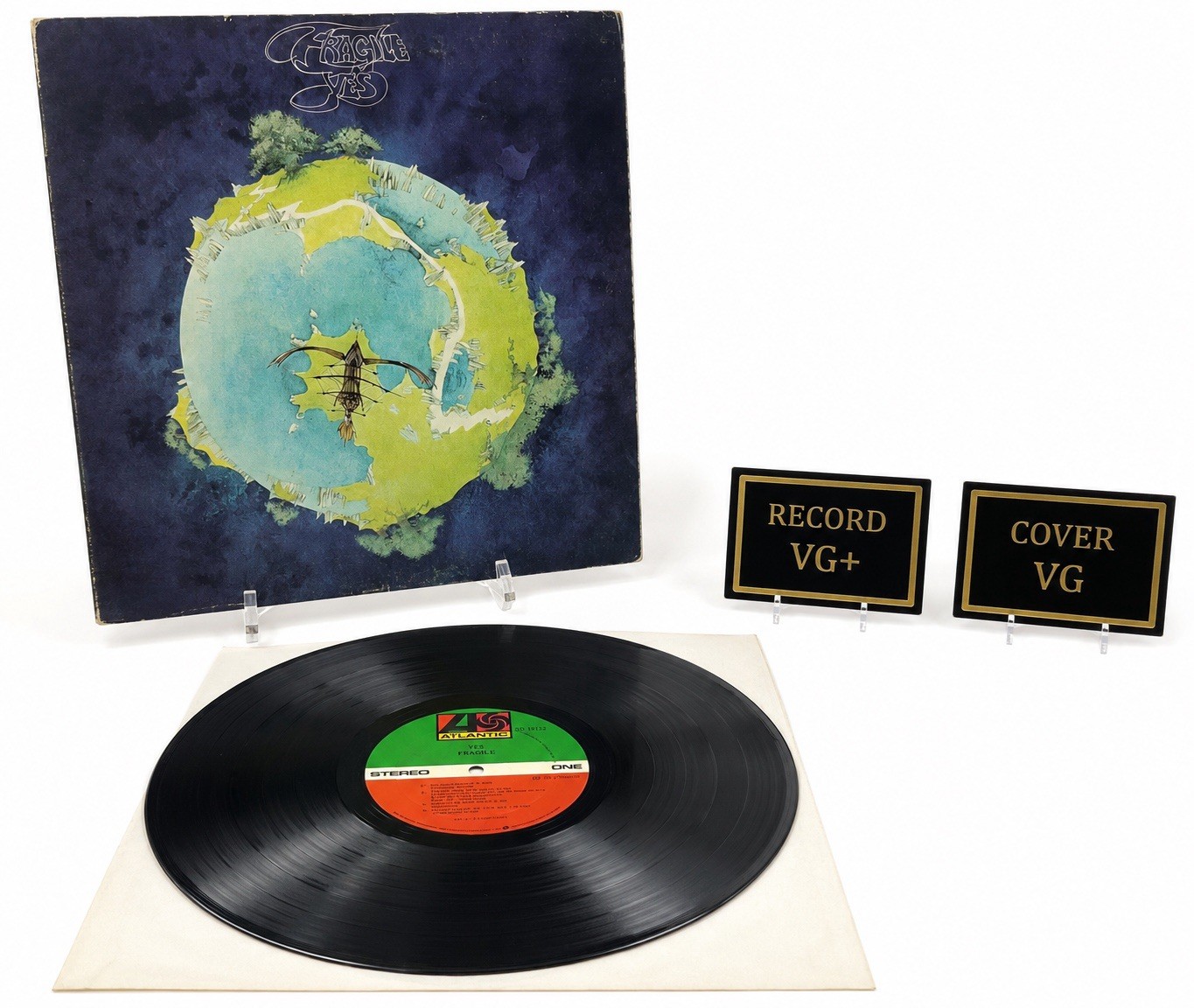 Yes Fragile LP Atlantic SD 7211 VG+ VG Ultrasonic Cleaned Gatefold Classic Prog 