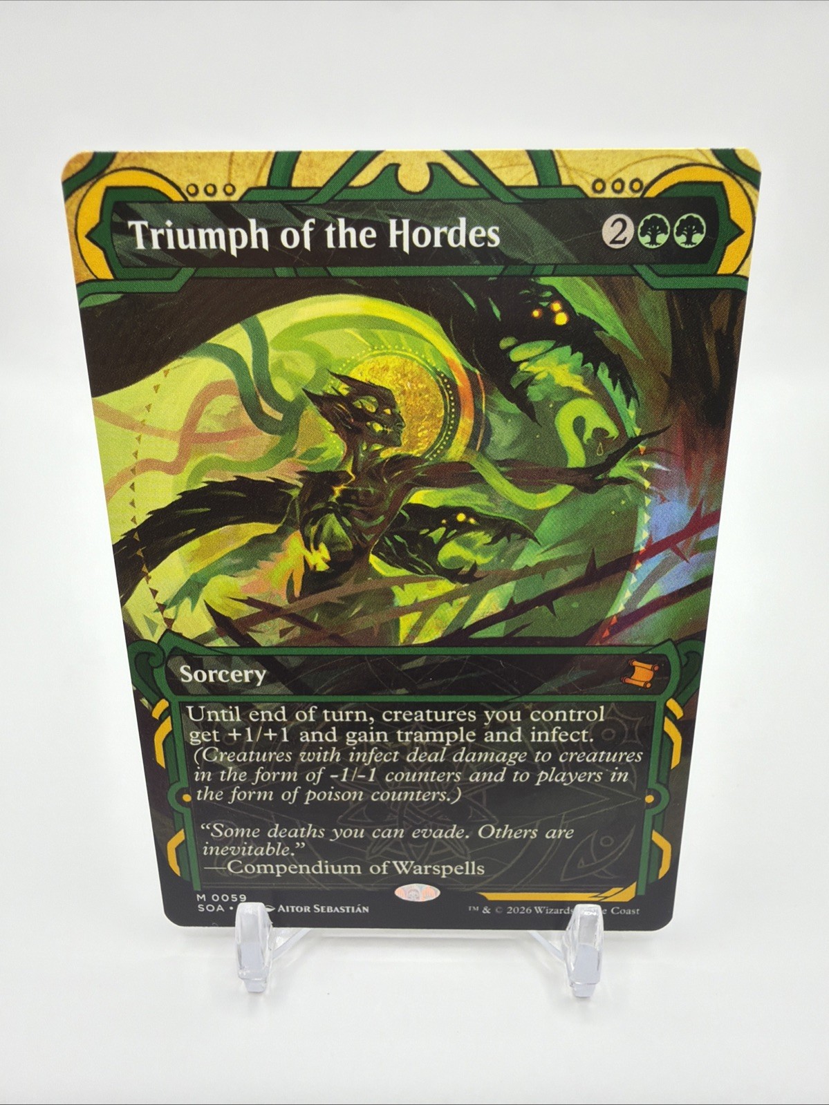 Triumph of the Hordes - Secrets of Strixhaven: Mystical Archive NM Mythic