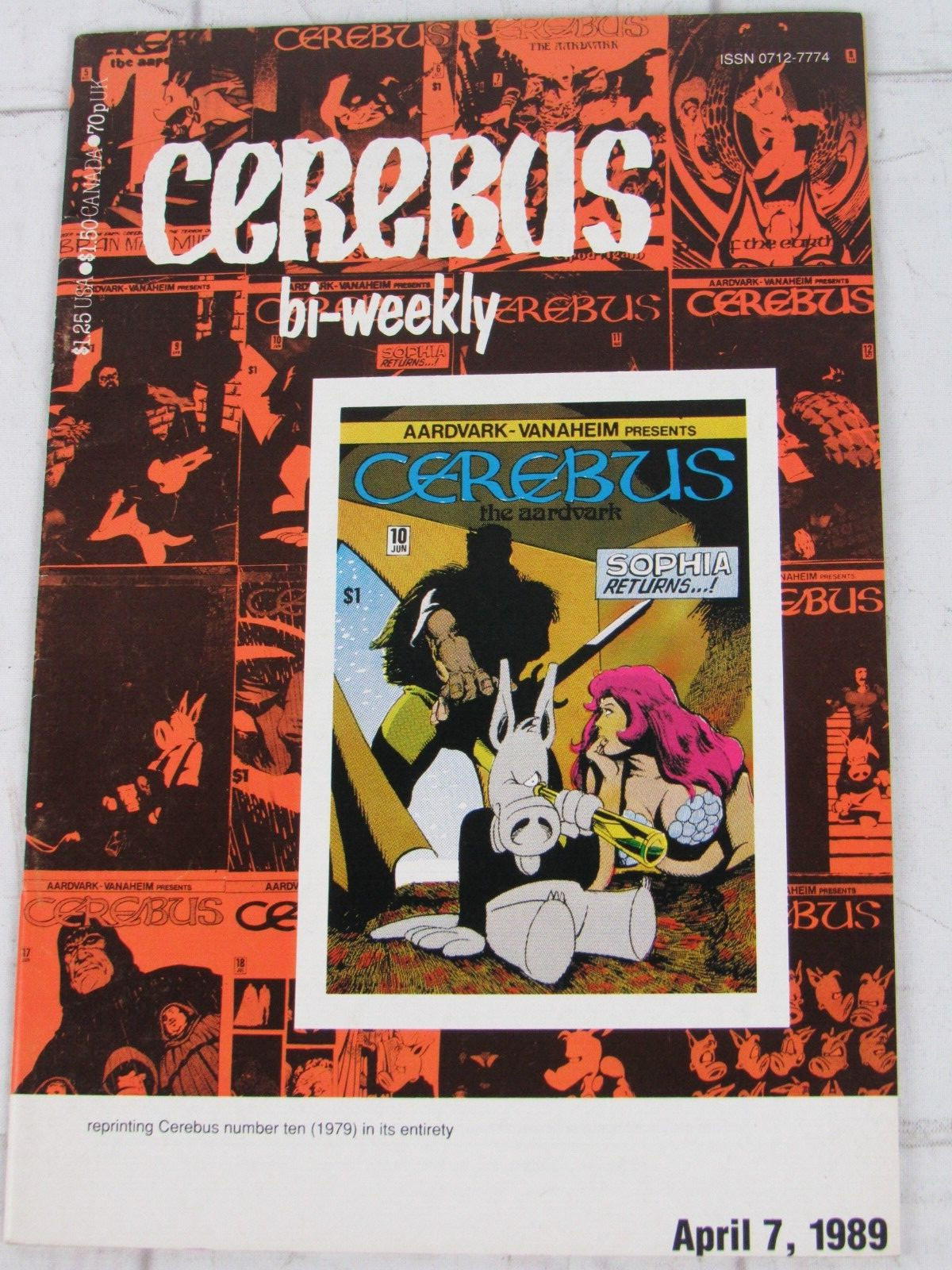 Cerebus Bi-Weekly #10 aprile Aardvark-Vanaheim 1989