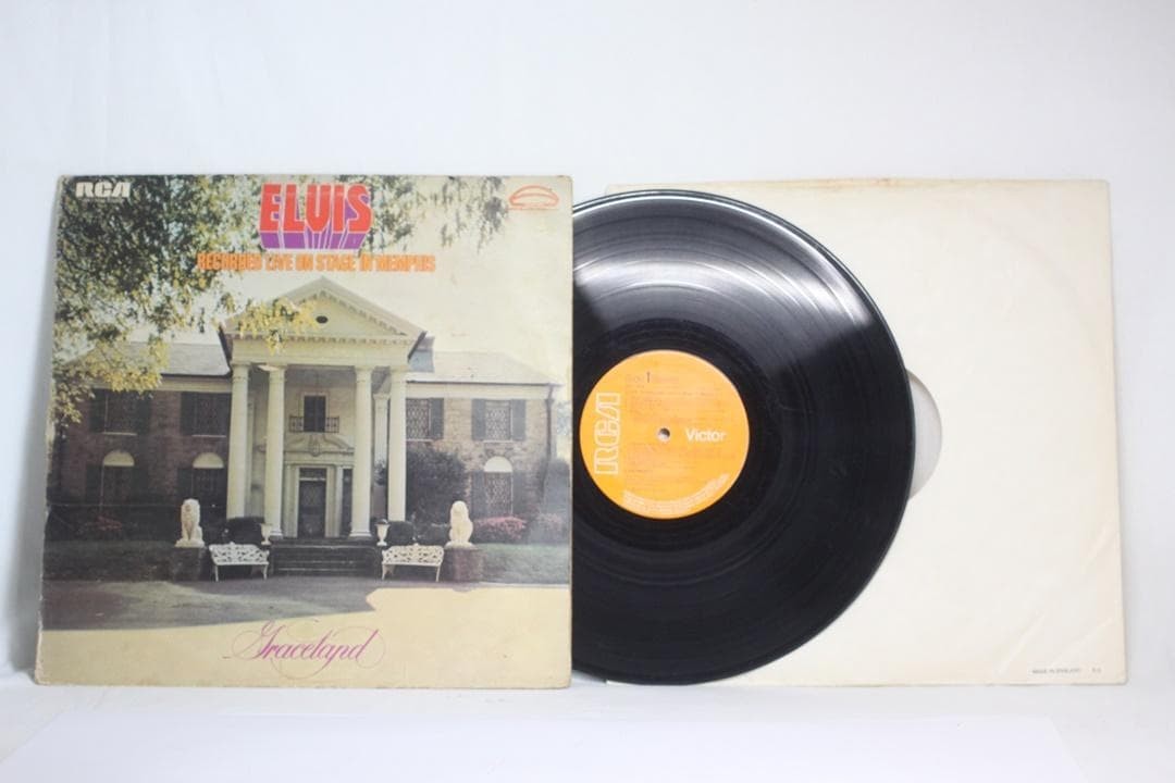 Elvis Presley come registrato sul palco in vinile stereo Memphis LP usato...