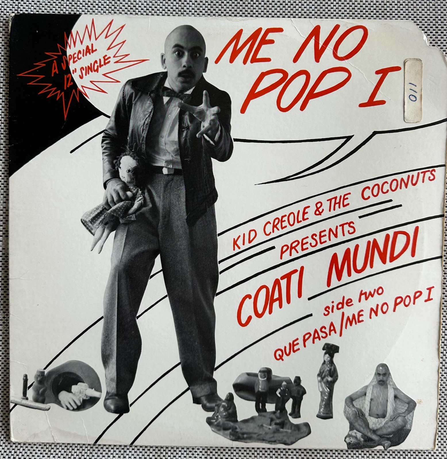 Kid Creole & the Coconuts Presents Coati Mundi Me No Pop I 12" Single VG Promo