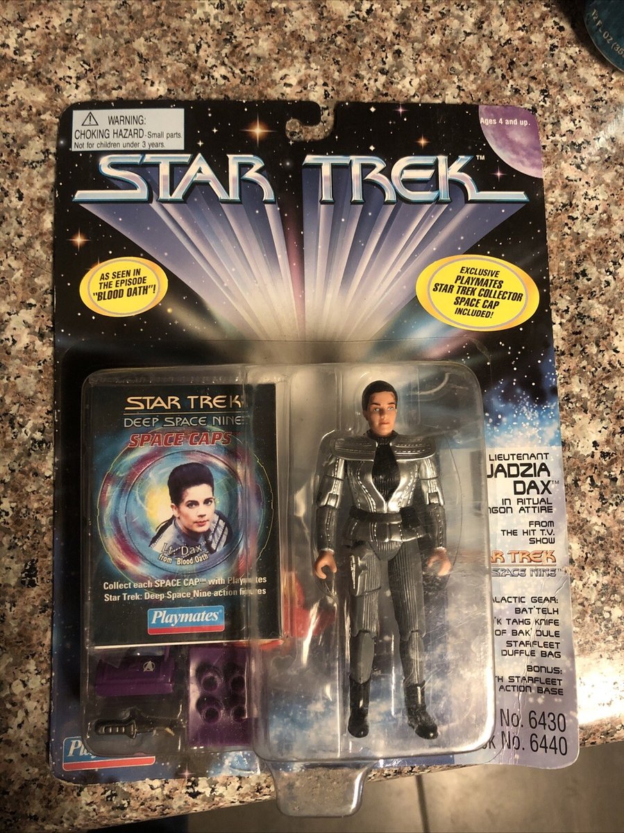 Star Trek Deep Space Figure Nove Tenente Jadzia Dax Playmates 1995 Figurina