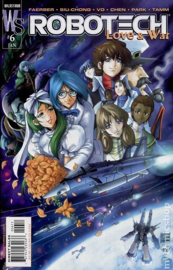 Robotech Amore e Guerra #6A FN 2004 Immagine Stock