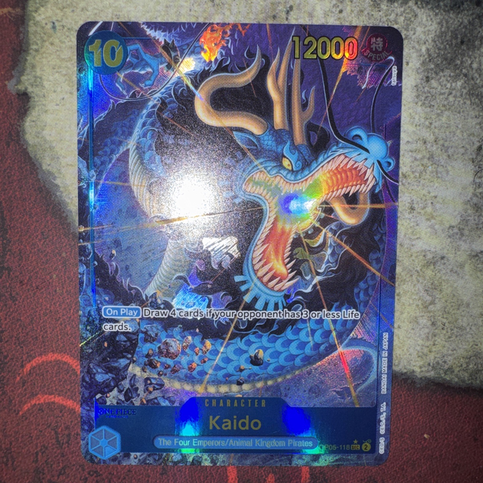 Kaido PRB-01 OP05-118 One Piece Card Game ENGLISH NM