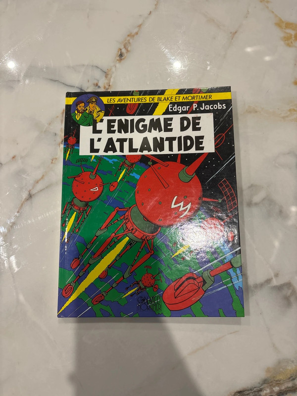 Bd « l’Énigme de l’Atlantide » des Aventures de Blake et Mortimer