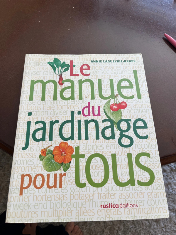Livre le manuel du jardinage pour tous