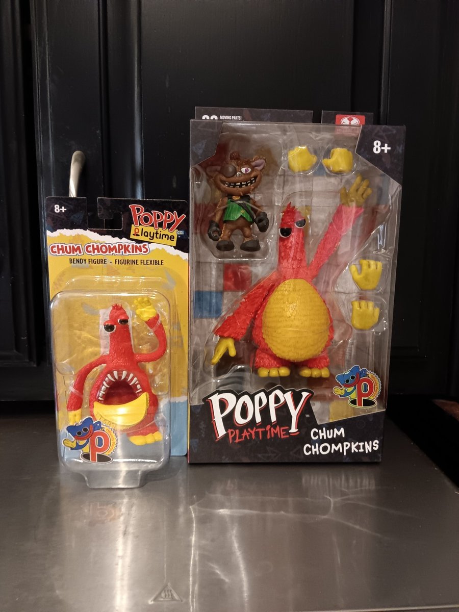 McFarlane Toys Serie 2 Poppy Playtime Chum Chompkins Set 7" e 4,5"