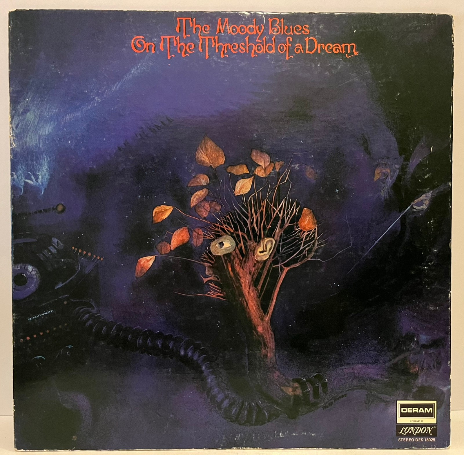 MOODY BLUES - On The Threshold Of A Dream (1969) - 12" Vinyl Record LP - VG+