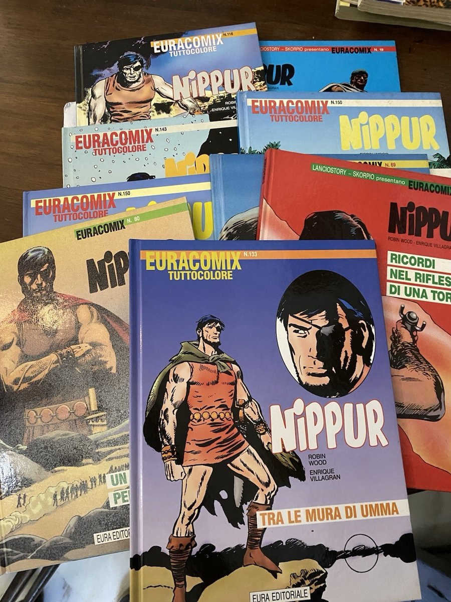 Eura Editoriale Euracomix Nippur lotto fumetti copertina rigida a colori ITA
