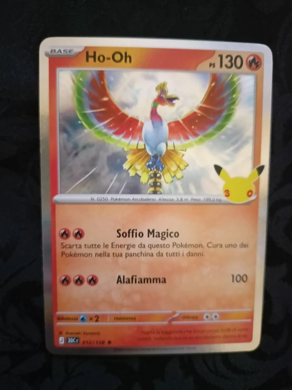 Pokémon 30th Anniversary Ho-Oh 12/128 Italiano