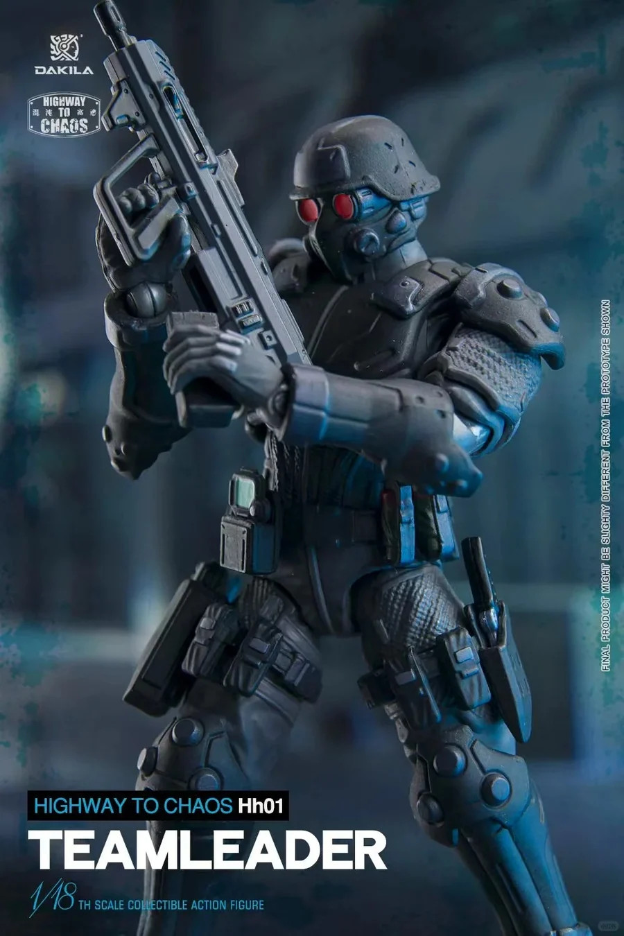 DAKILA 1/18 Scale Highway To Chaos Hh01 Team Leader Jin Roh w/ bonus 