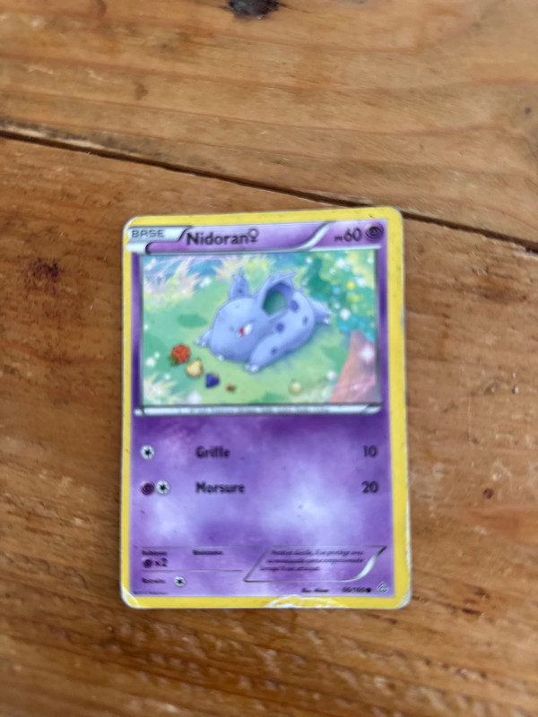 Carte Pokémon nidoran
