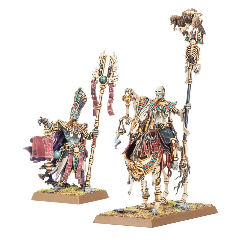 Liche Priests - Warhammer The Old World - Khemri - Tomb Kings