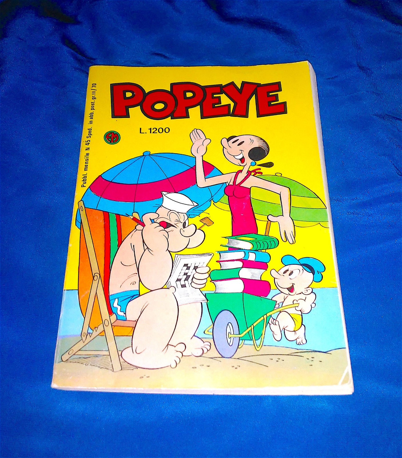 POPEYE BRACCIO DI FERRO MENSILE N.45 EDITORIALE METRO 1985 BROSSURA