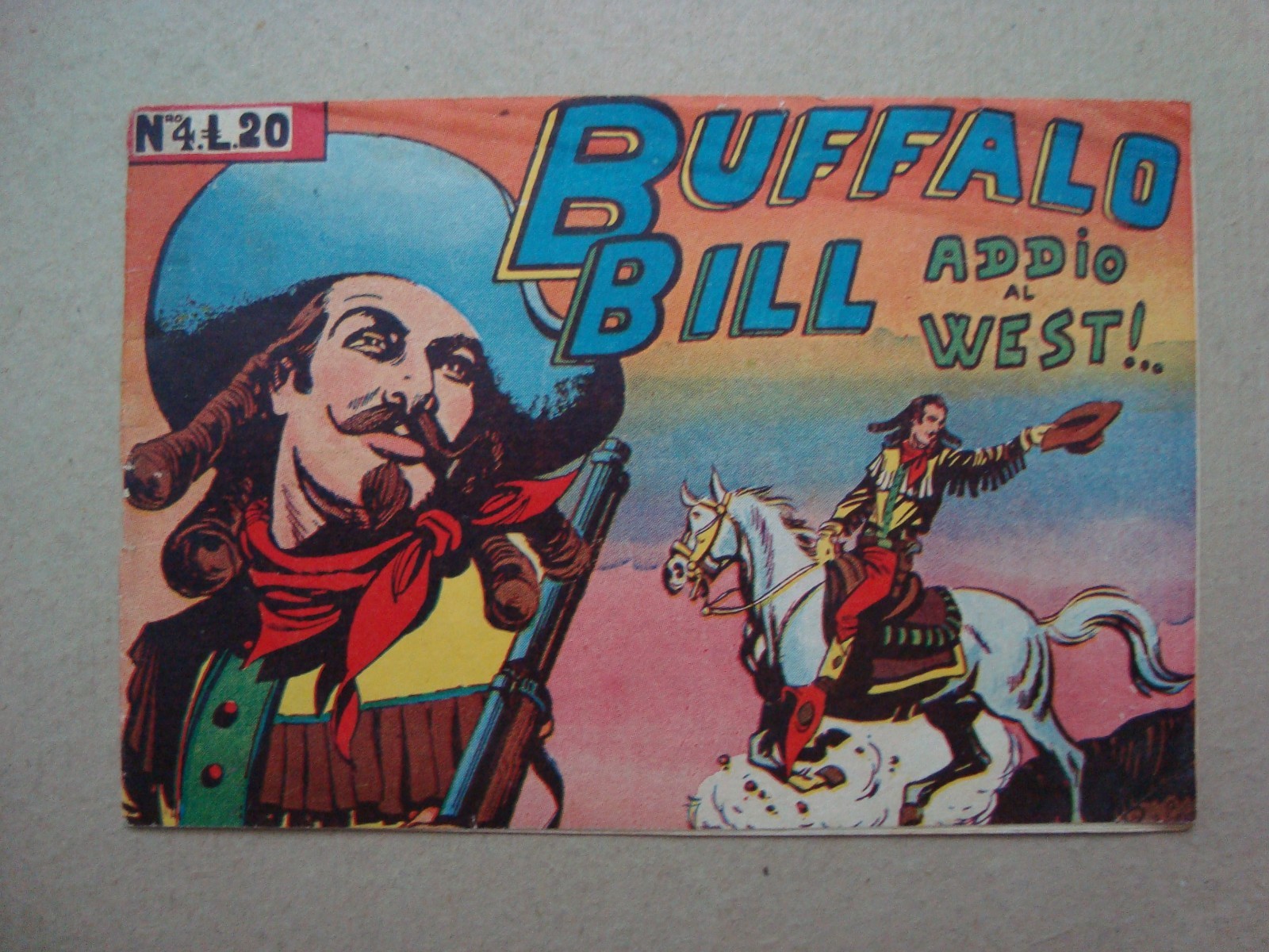 bufalo bill (collana piccoli lupi) n° 4 ultimo ed.pini segna 1951