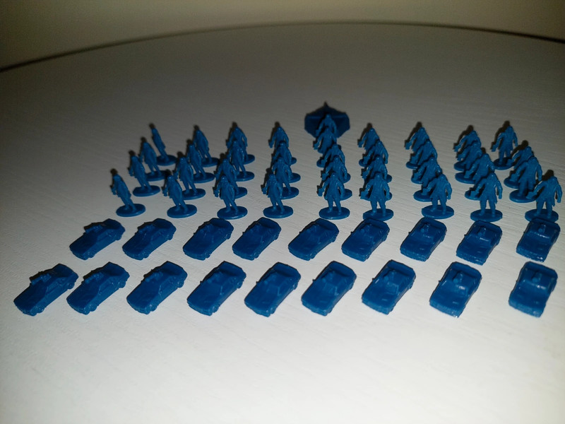 Miniature ricambi gioco Risk Shadow Forces