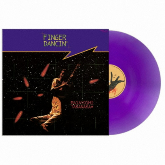 Masayoshi Takanaka FINGER DANCIN' Clear Purple Vinyl LP Record Japan