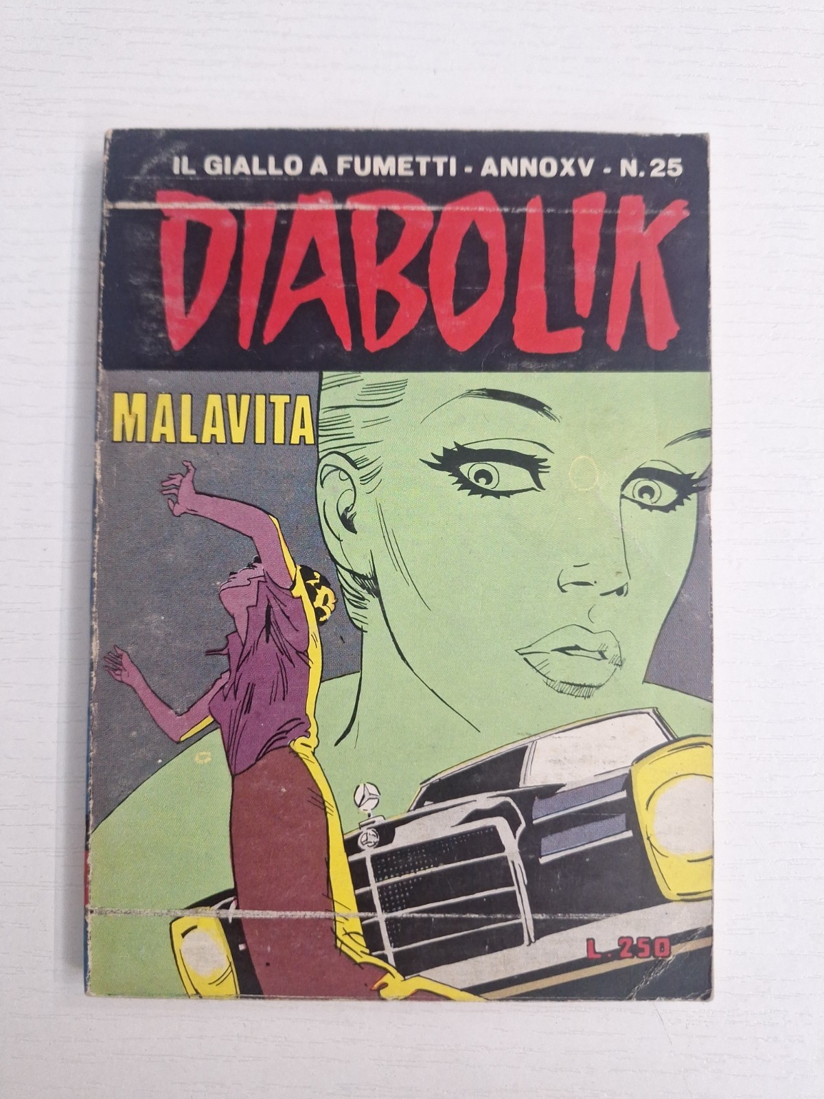 DIABOLIK ANNO XV  n. 25 ORIGINALE 1976