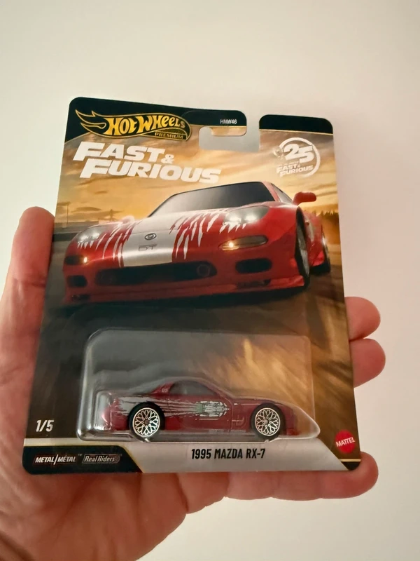 Hotwheels Mazda rx7 fast and furious 25 ans Chase